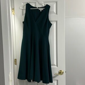 Dress the Population forrest green dress